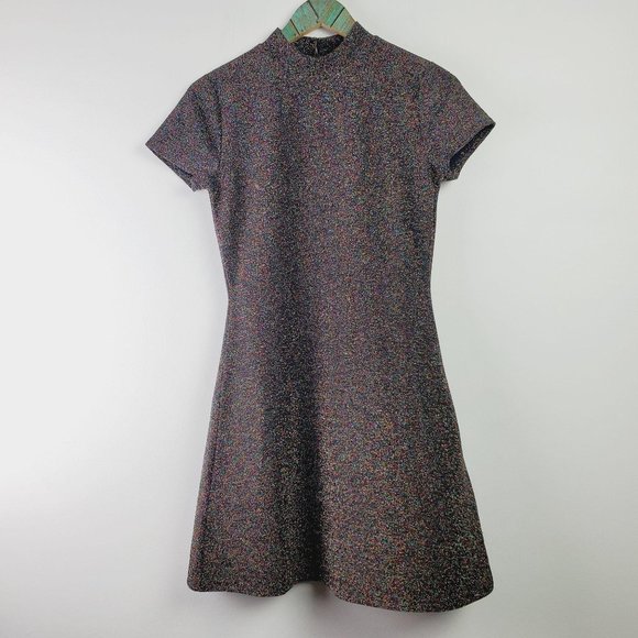 Forever 21 Multi-Color Sparkle Mini Dress Sz S NWT - Picture 7 of 12